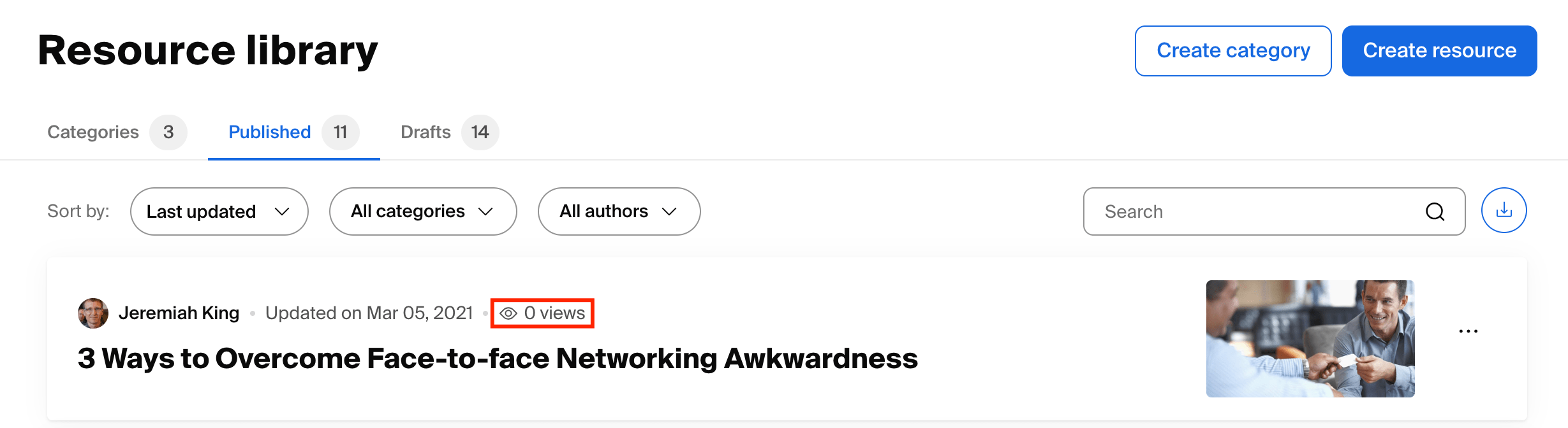 Student Engagement Metrics in Resources Handshake Help Center