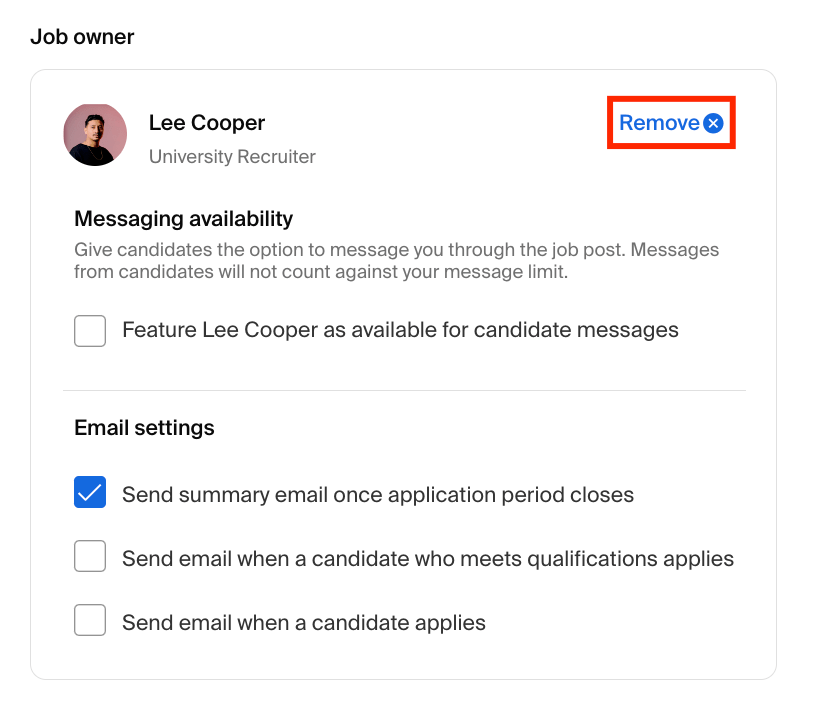 How to Add or Change a Contact to Receive Applicant Packages 