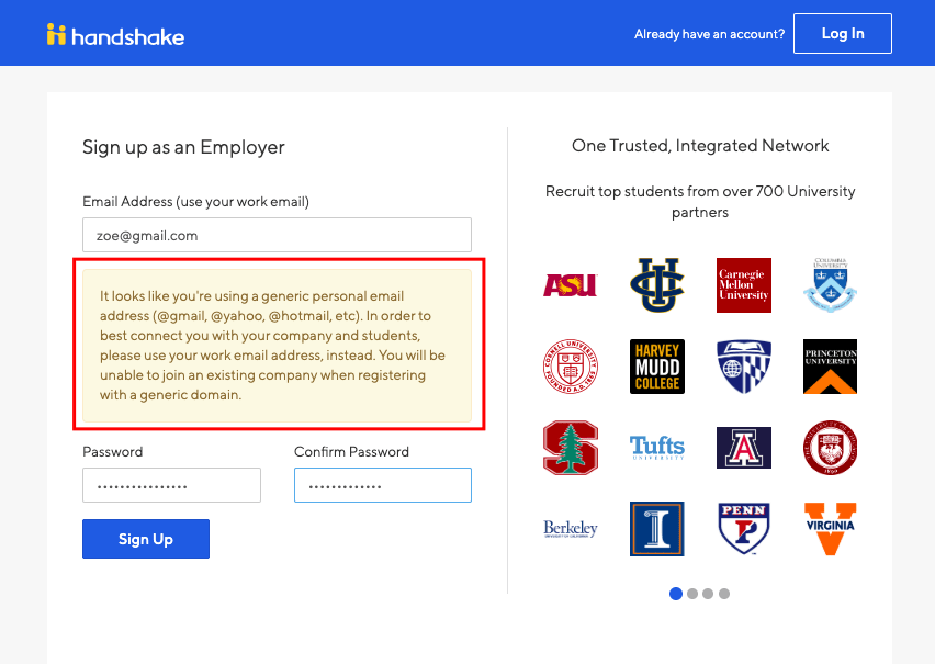 Registering for an Employer Account with a Generic Email Address