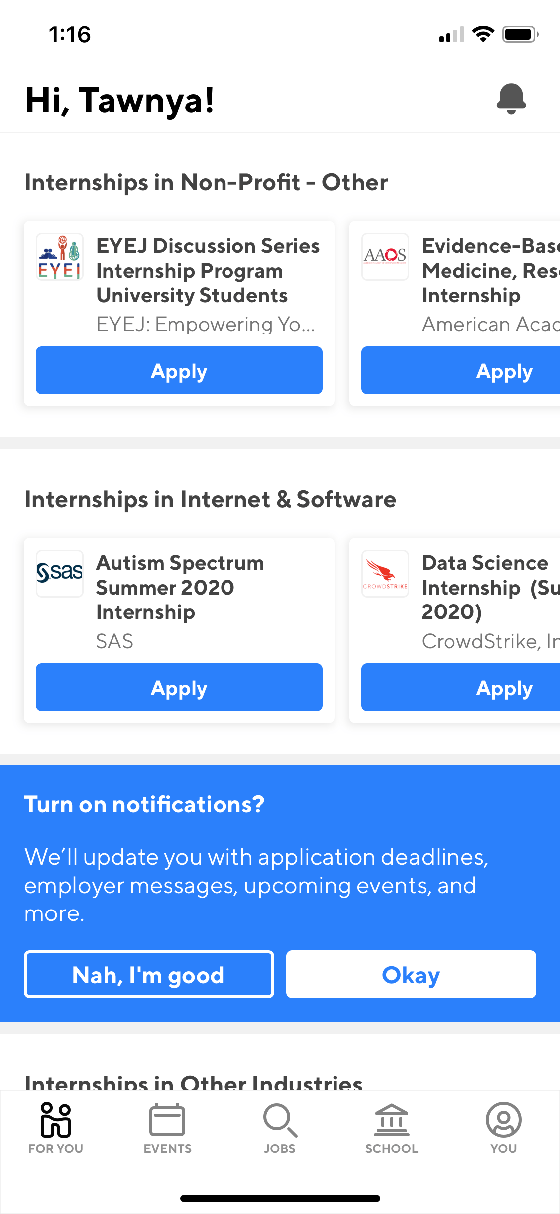 How to Log into Handshake Mobile Handshake Help Center