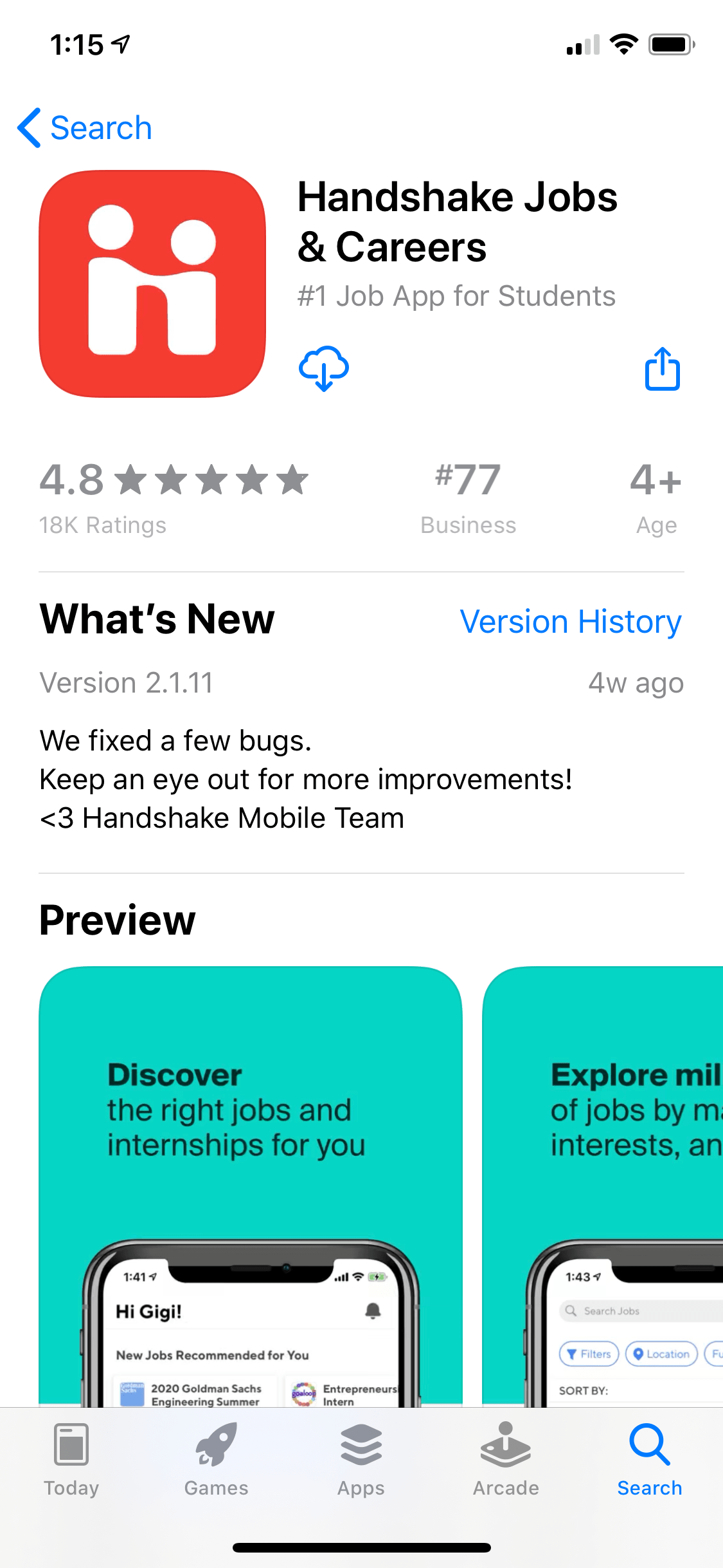 How to Log into Handshake Mobile Office of Career Services School of Public Health Indiana