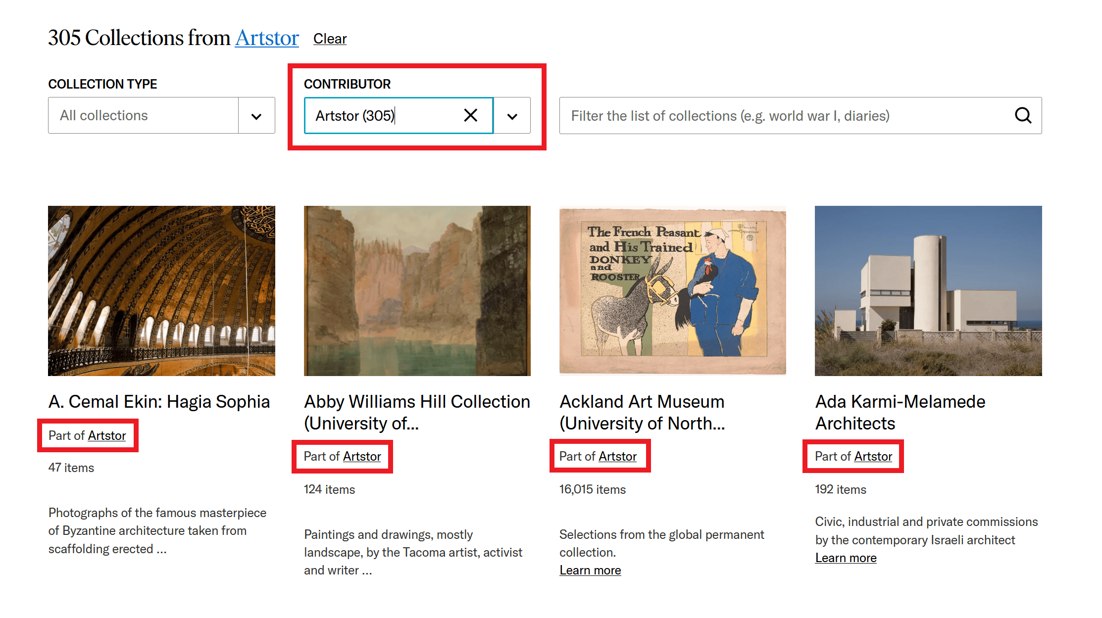 Searching Browse Collections JSTOR Support