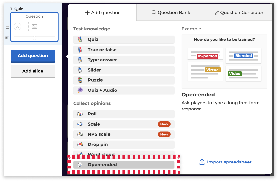 How to use Kahoot! openended questions Centre d'aide