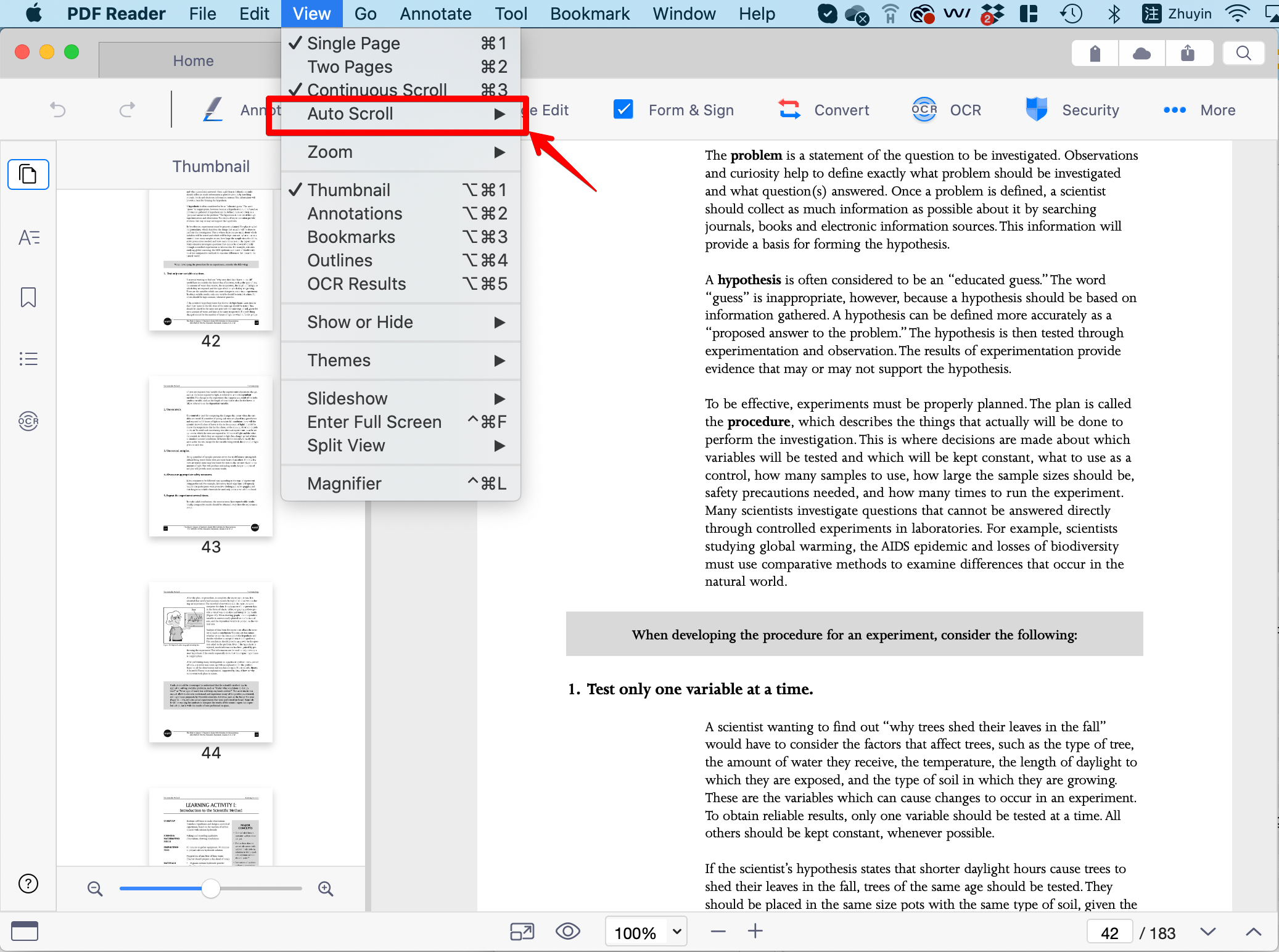 How to Enable Auto Scroll When Reading PDF Files? Support Kdan Mobile