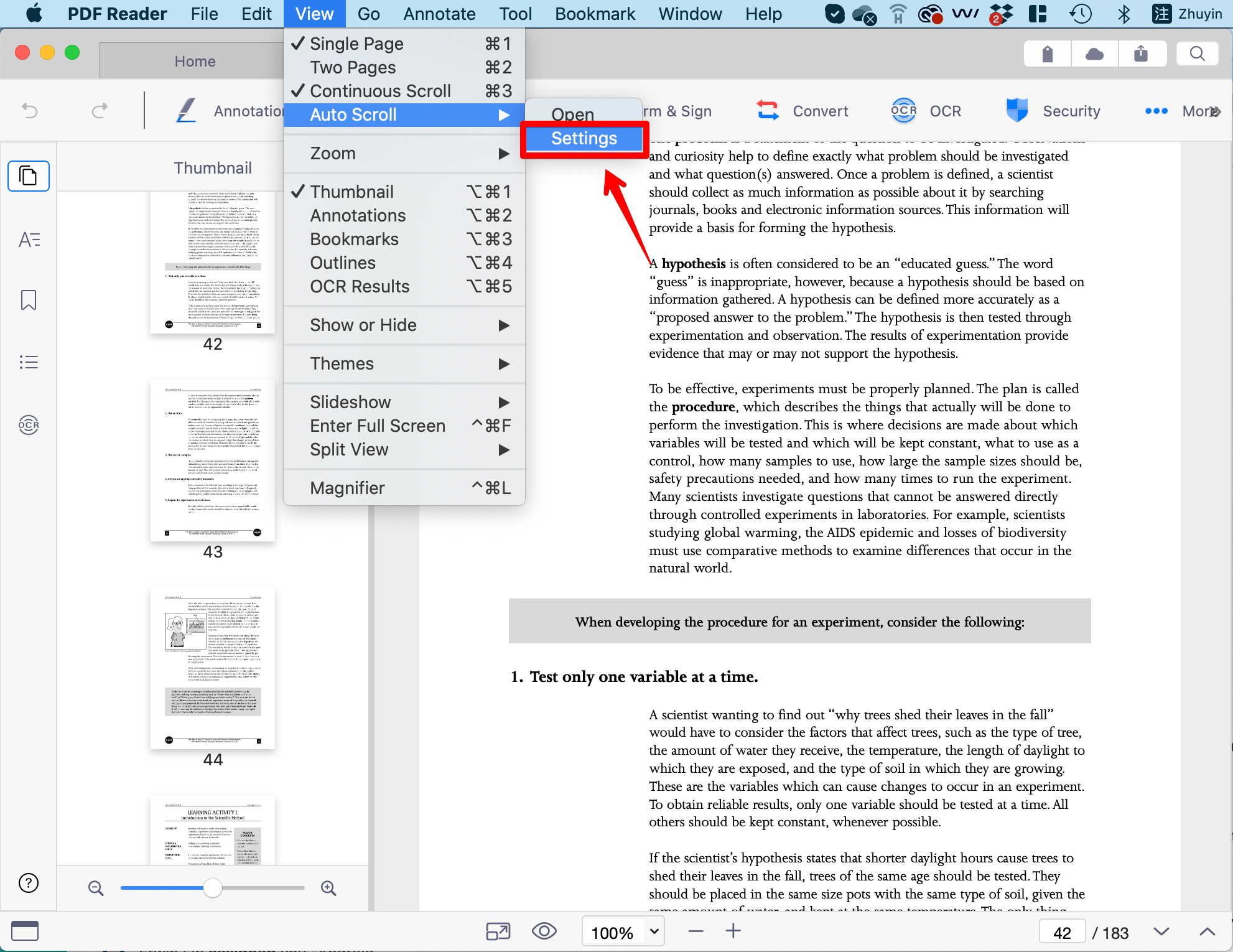 How to Enable Auto Scroll When Reading PDF Files? Support Kdan Mobile