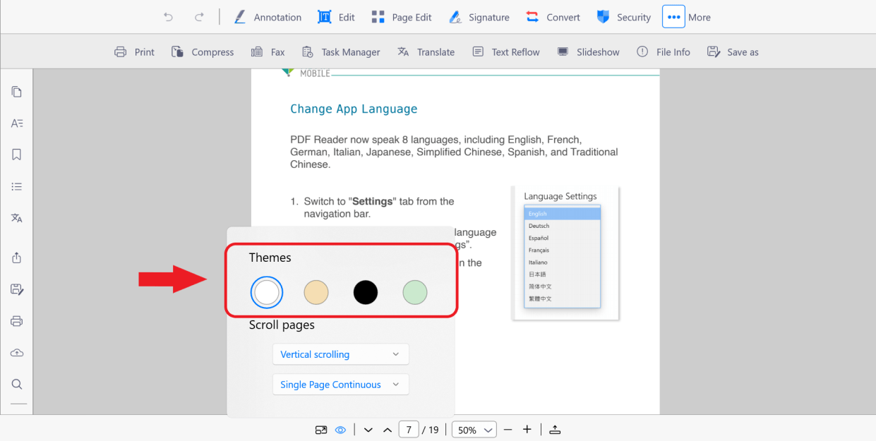 How to Change the Background Color in PDFs Support Kdan Mobile