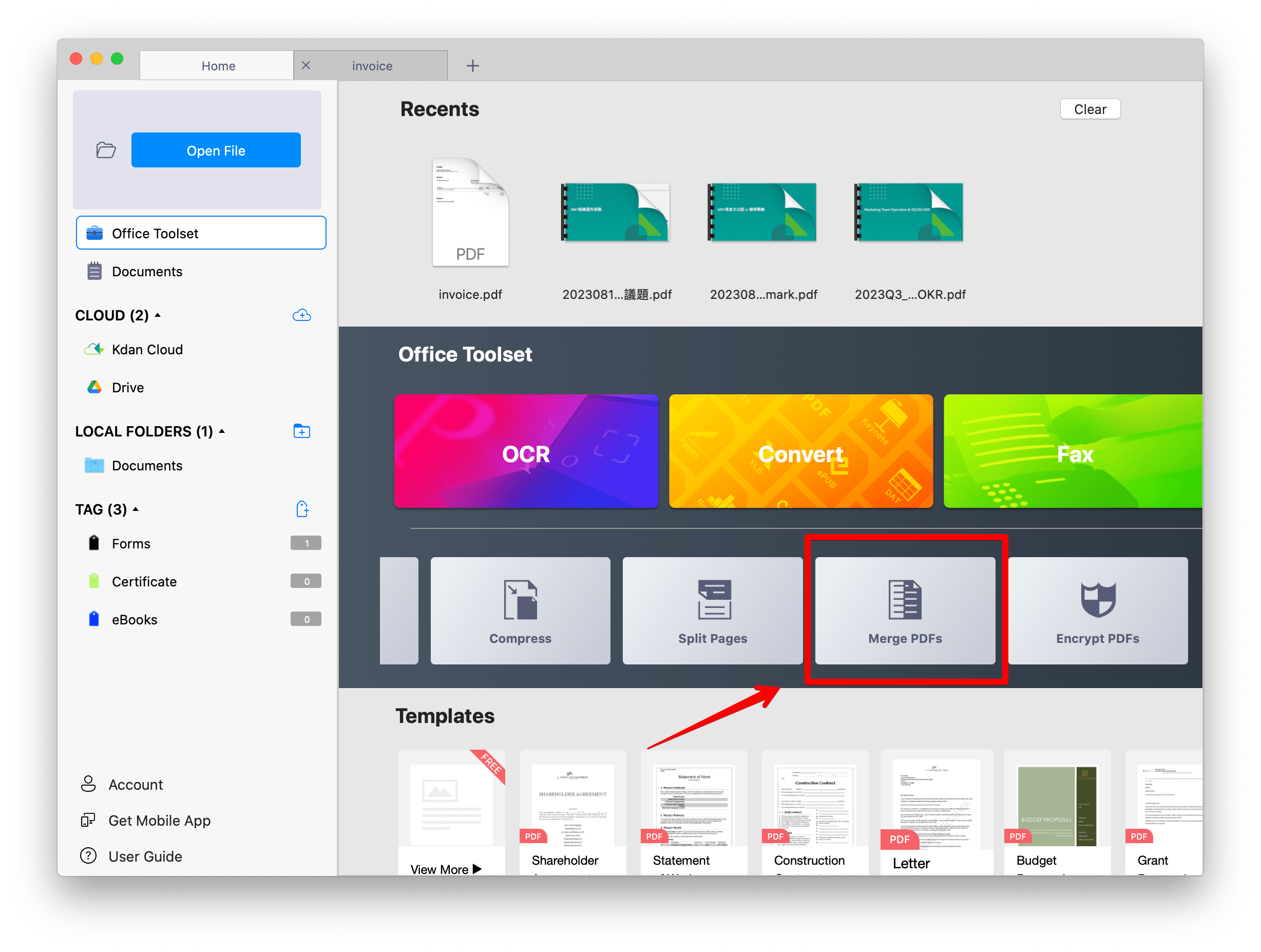 How to Merge Multiple PDF Files into One Document Support Kdan Mobile