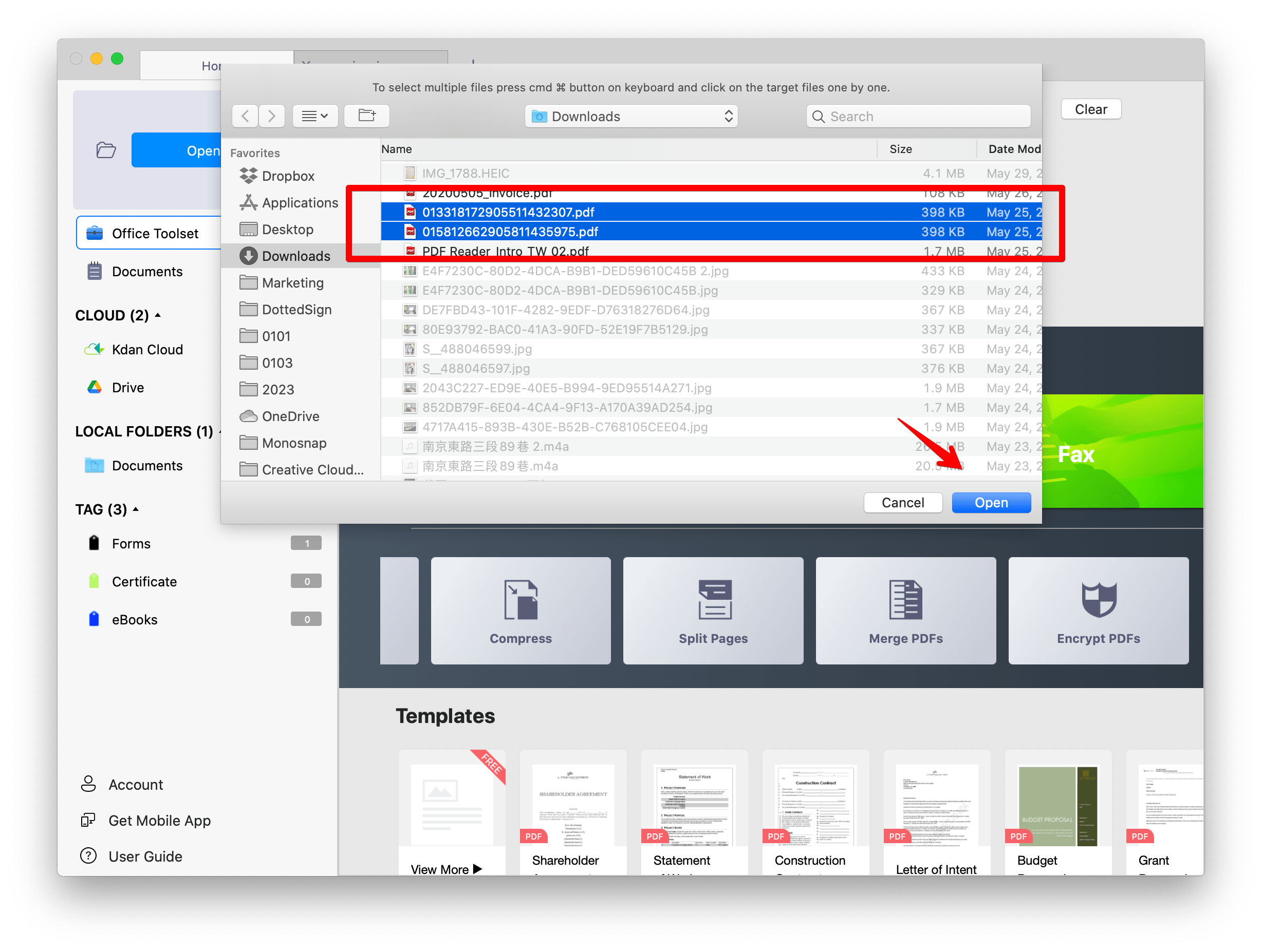How to Merge Multiple PDF Files into One Document Support Kdan Mobile
