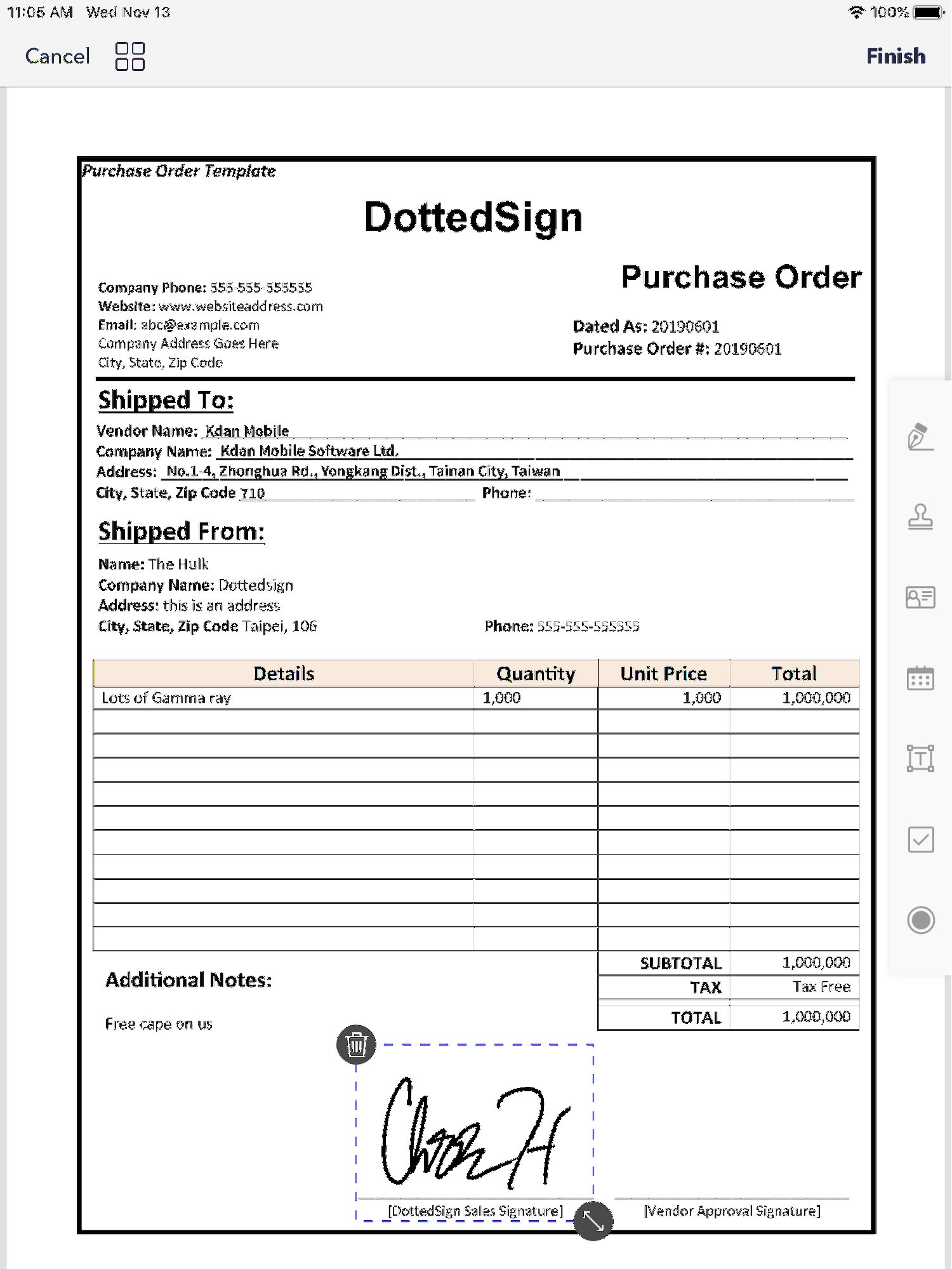 How To Create Personalized Signatures & Stamps In The Settings