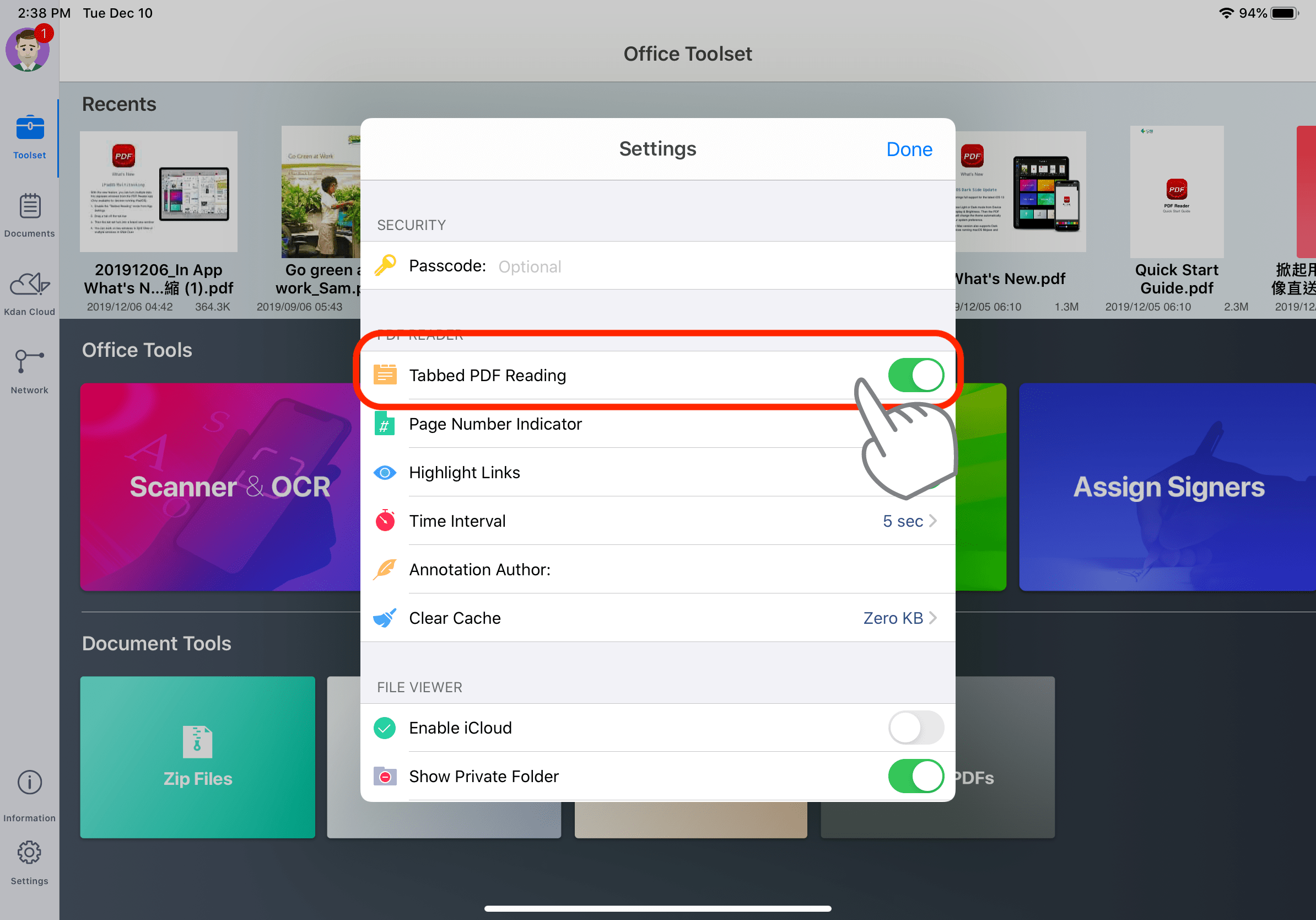 How to open multiple windows of pdf reader? (Using iPadOS Multitasking
