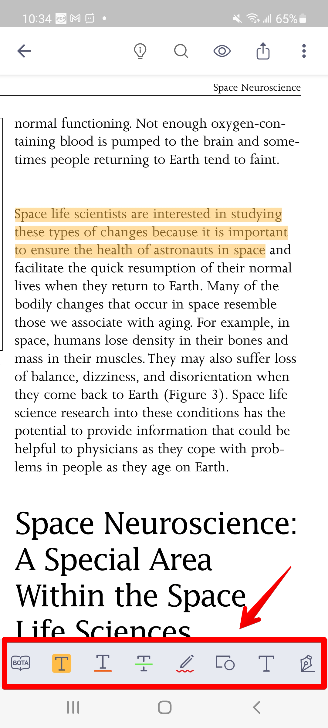 How to Highlight/ Underline/ Strikethrough text, Add Freehand Writing