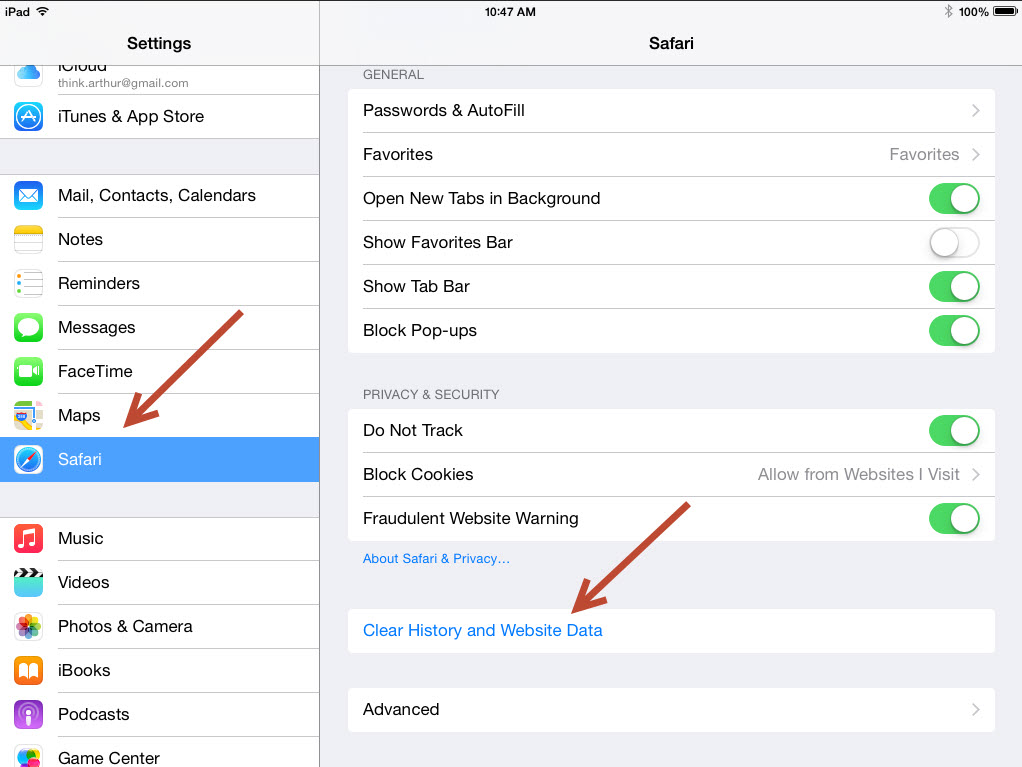 Clearing your cache on Safari (iPhone or iPad) Knowledgehook