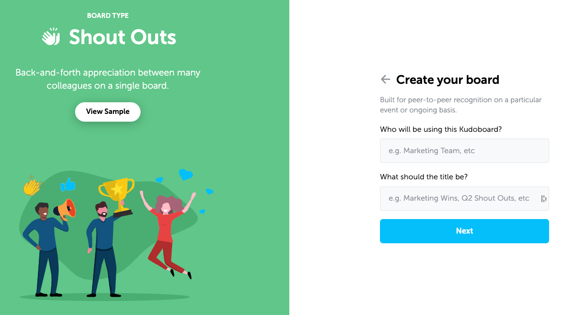 For Business/Enterprise End Users How to Create a Kudoboard Kudoboard