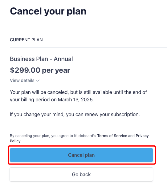 Can I Cancel My Business, Pro or Enterprise Plan at Any Time? Kudoboard