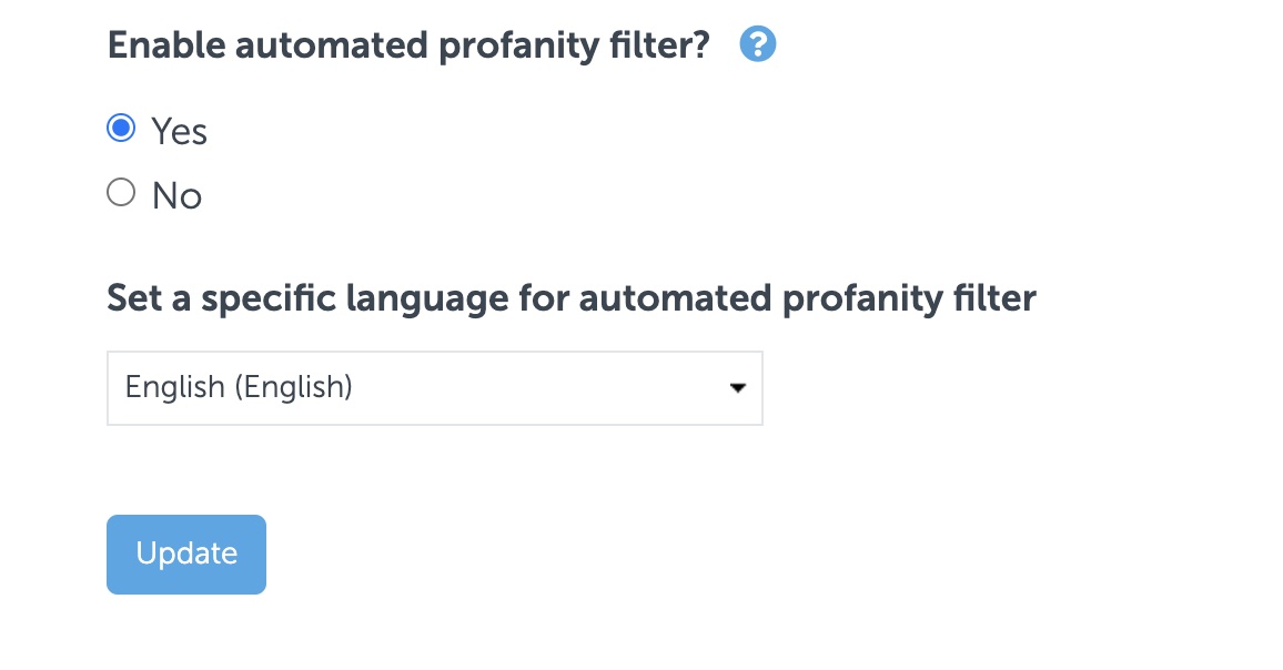 Business/Enterprise Plan — Profanity Filter Kudoboard