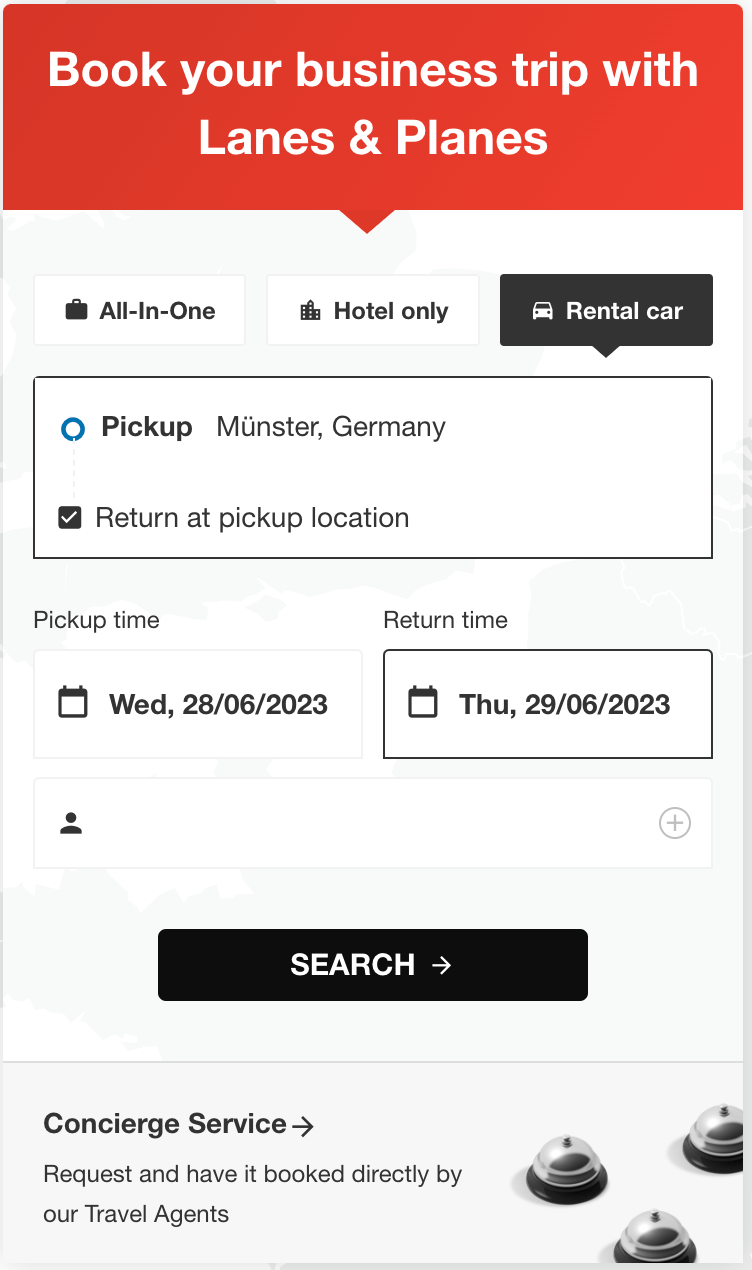 Avis Delivery & Collection Lanes & Planes