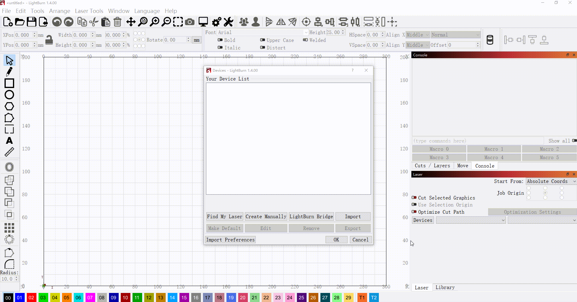 Set up LightBurn for use with the LP4 Rotary Extension LaserPecker