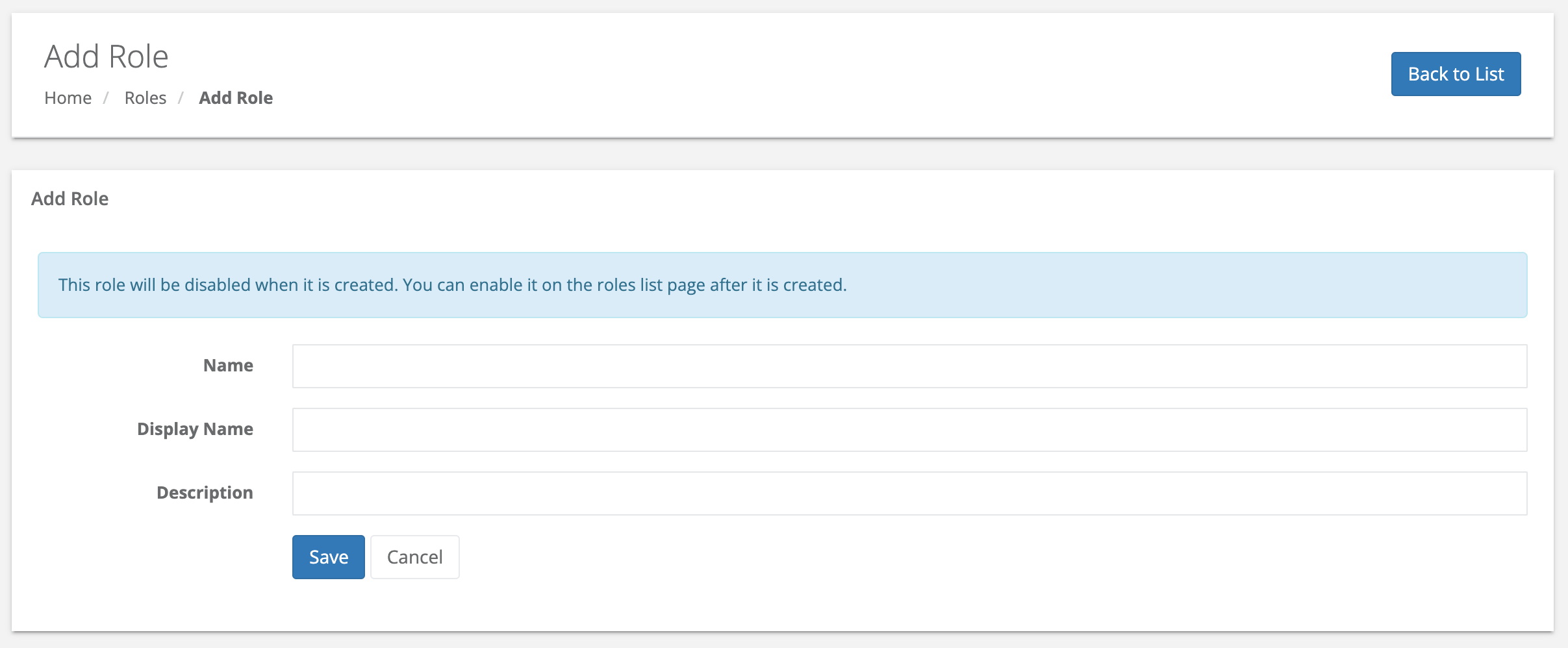 Customize Roles Lead Docket