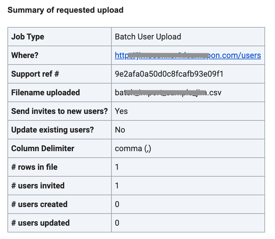 Upload users by batch CSV file Knowledge Base