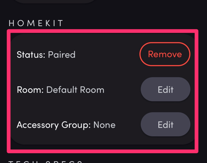 Switch HomeKit Pairing LIFX