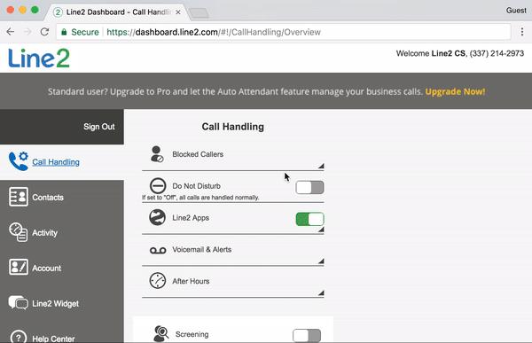 Account Fax (How to Add a Fax Number) Line2 Support