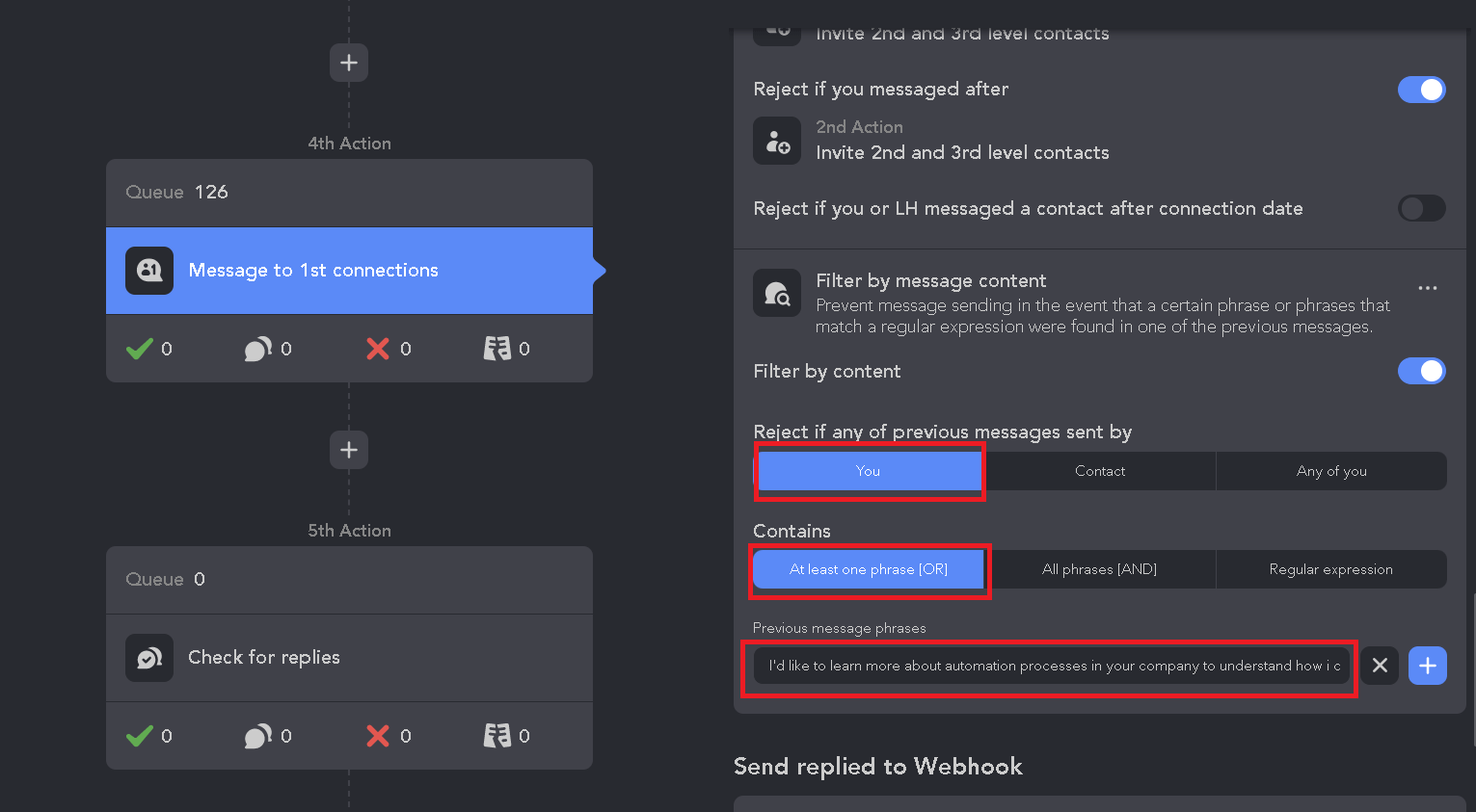 How to avoid duplicates Linked Helper