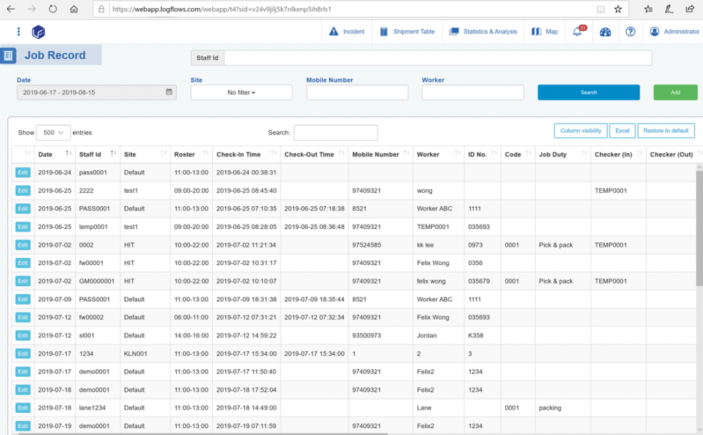 About Job Record and Job Wages Reports
