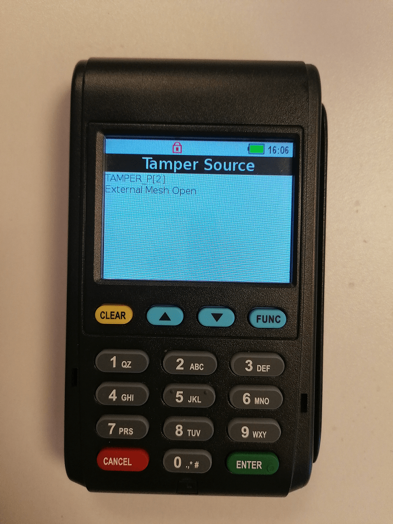 Tamper source / Pos be attacked / Security error / Fatal error