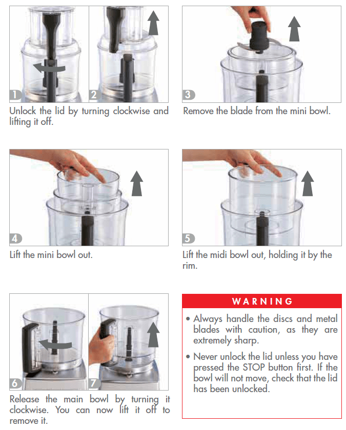 How do I remove the Magimix Food Processor Bowl? Magimix Support