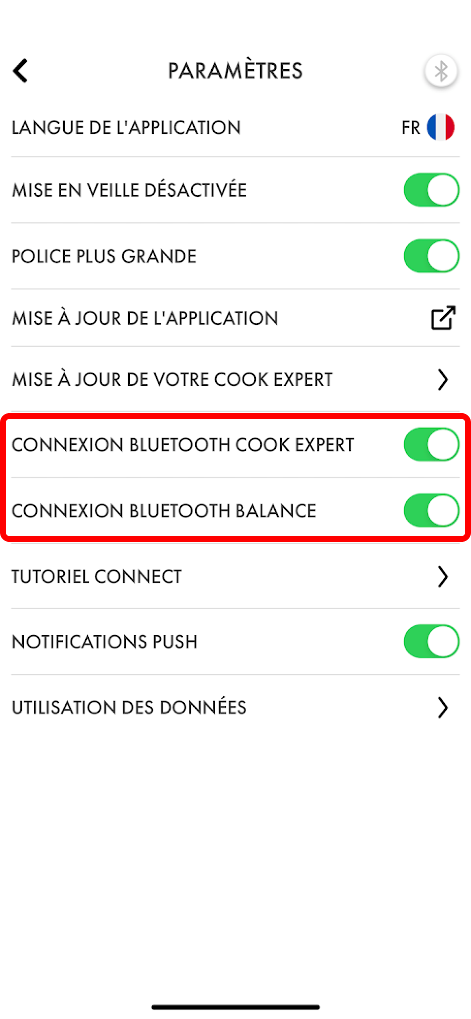 Je n’arrive pas à me connecter en Bluetooth SUPPORT MAGIMIX