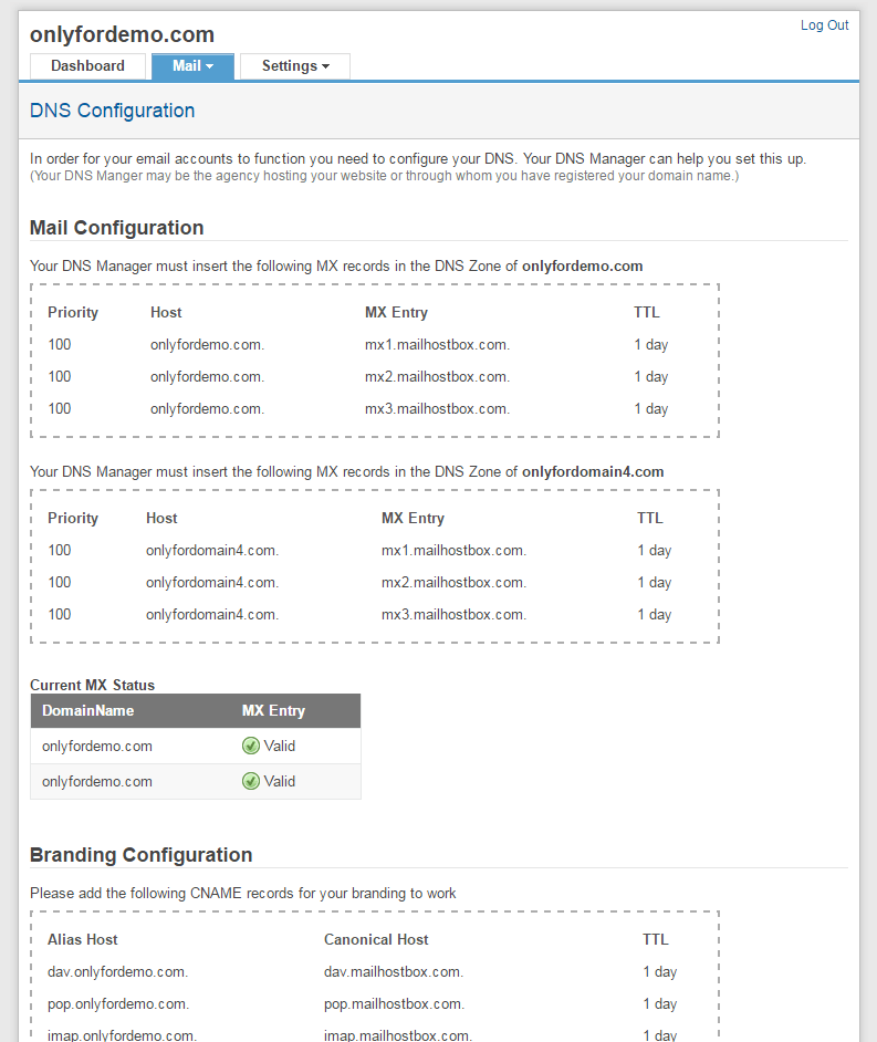Configure DNS Settings For Your Domain Email Help Center