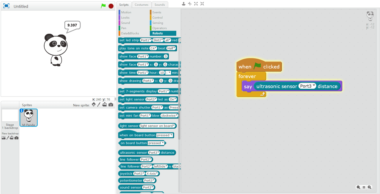 About Me Ultrasonic Sensor (for mBot) – Makeblock Help Center