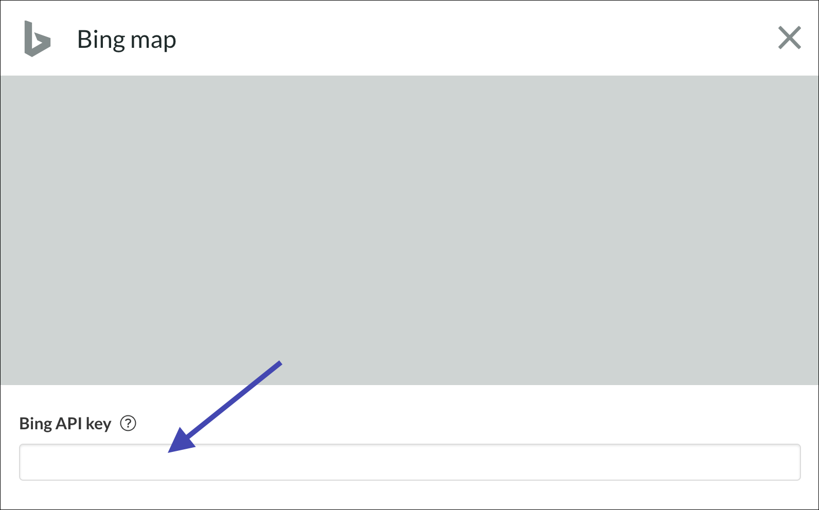 Upload a Bing map Maptionnaire Support