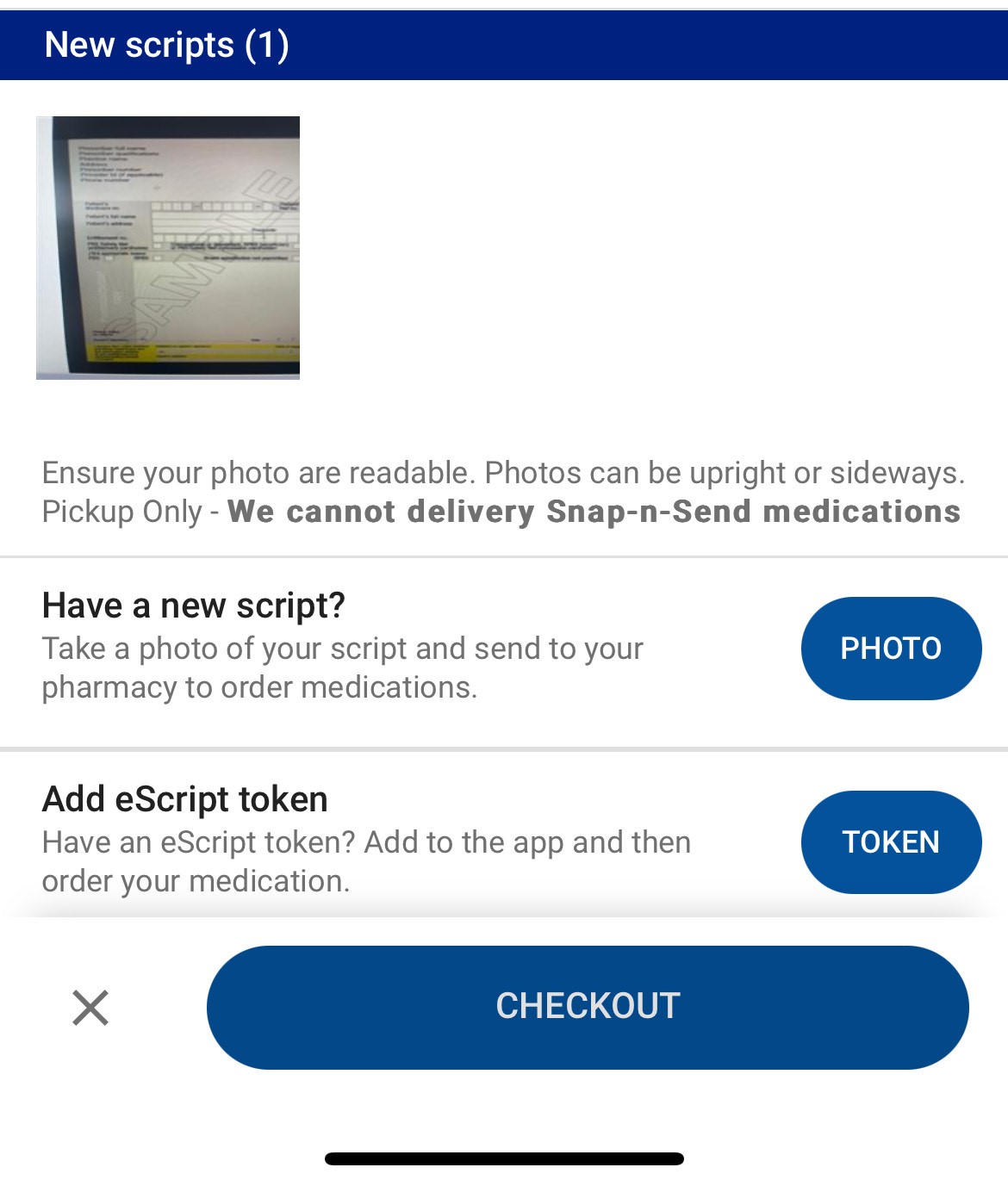 How to use Snap and Send / New Scripts Take a photo MedAdvisor