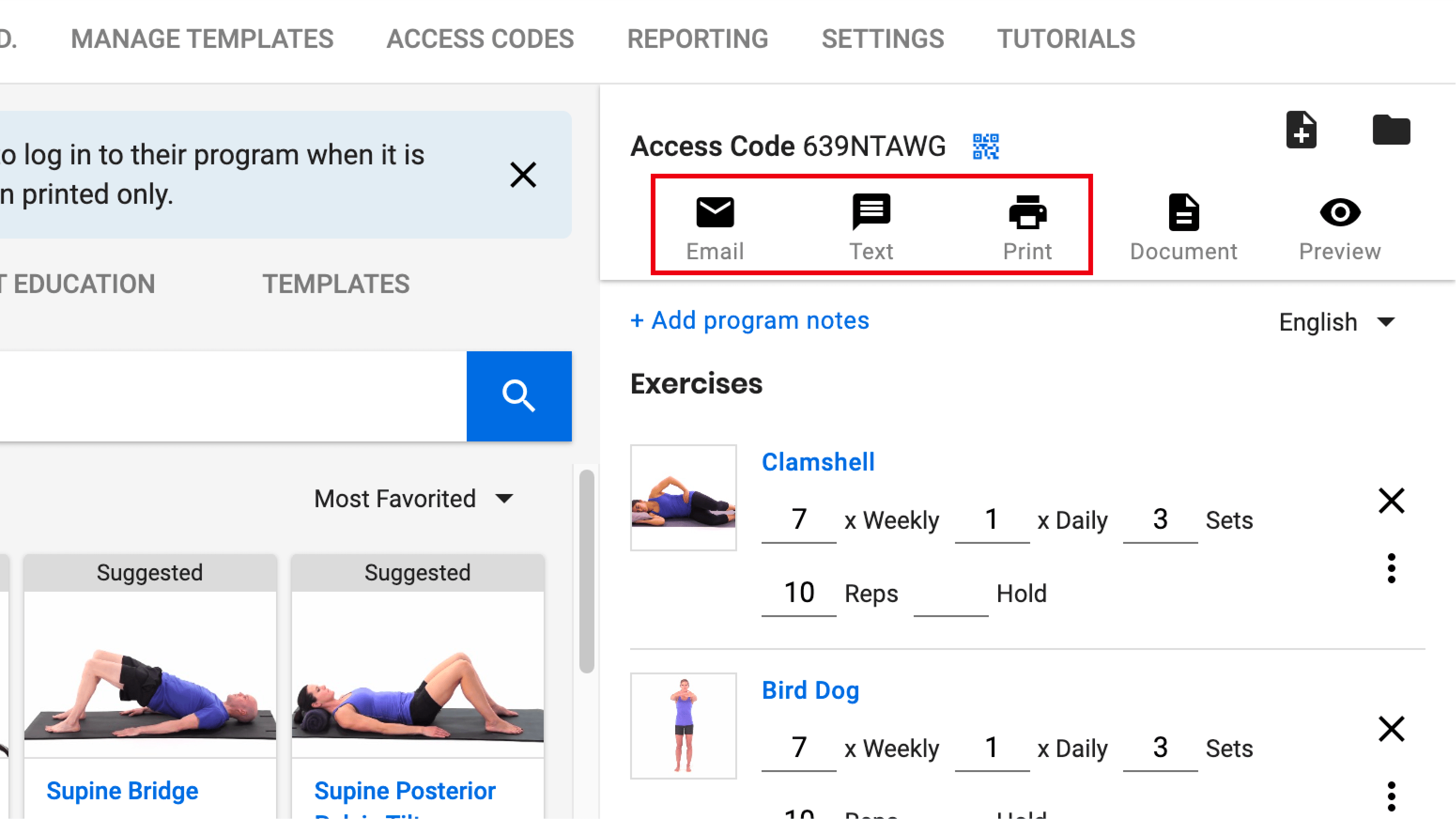 How do I help my patient access their home program? MedBridge Help Center