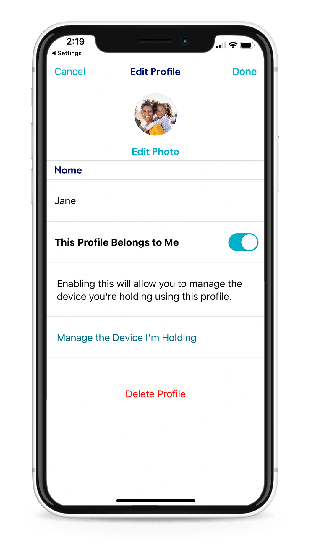 Edit or Delete Profile Circle Support Center