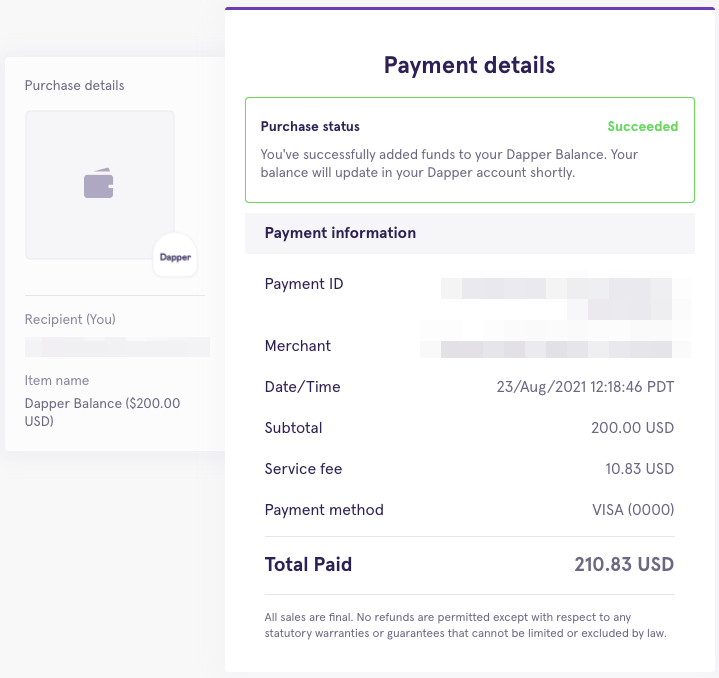 Accessing Your Transaction History Dapper Services