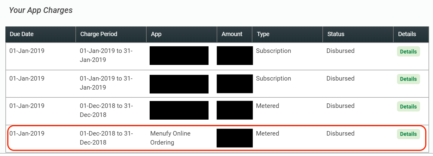 View Menufy Billing on Clover  Dashboard Menufy Help