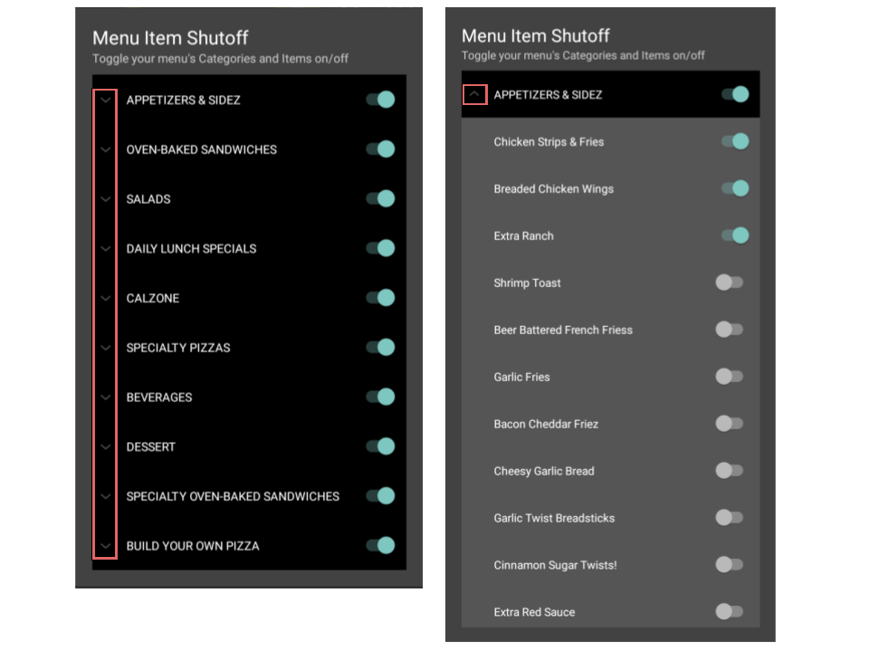 How to adjust Menu Categories and/or Items Menufy Help