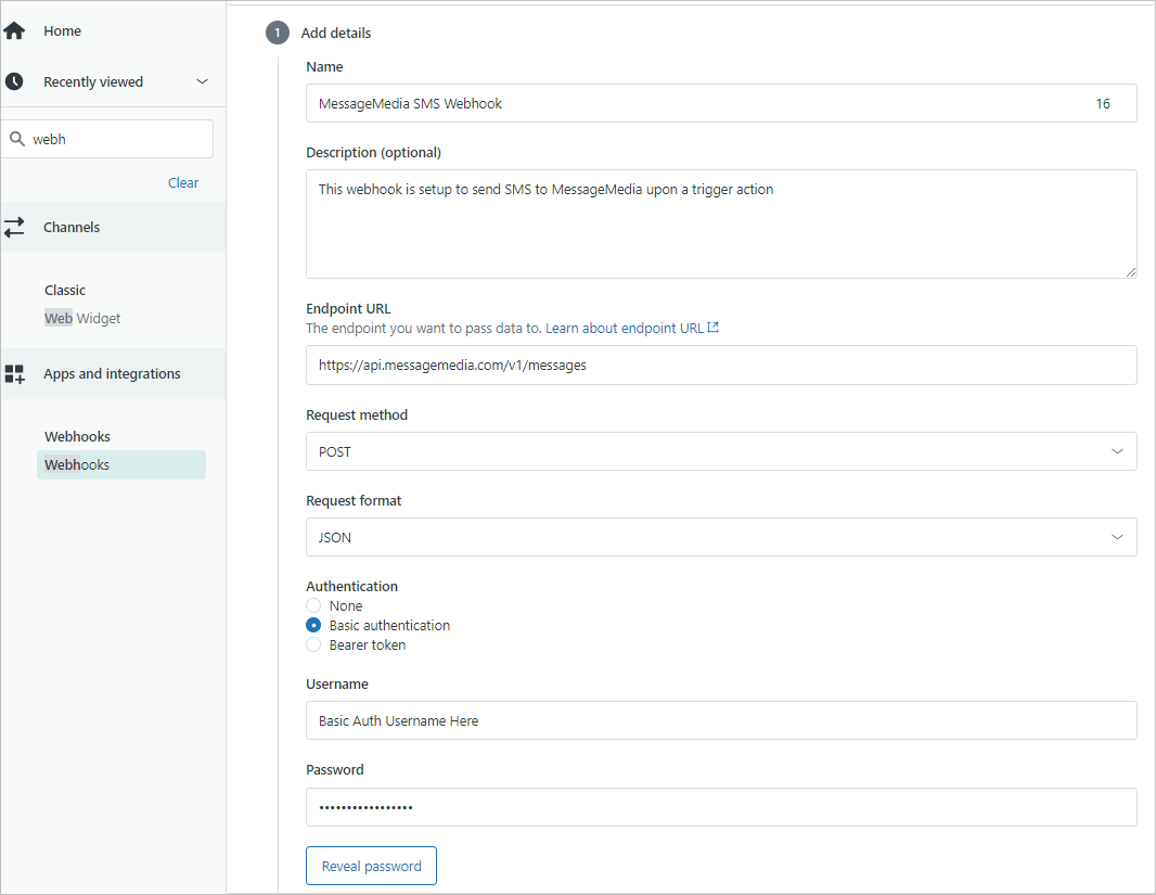 Getting started with Zendesk & MessageMedia Sinch MessageMedia