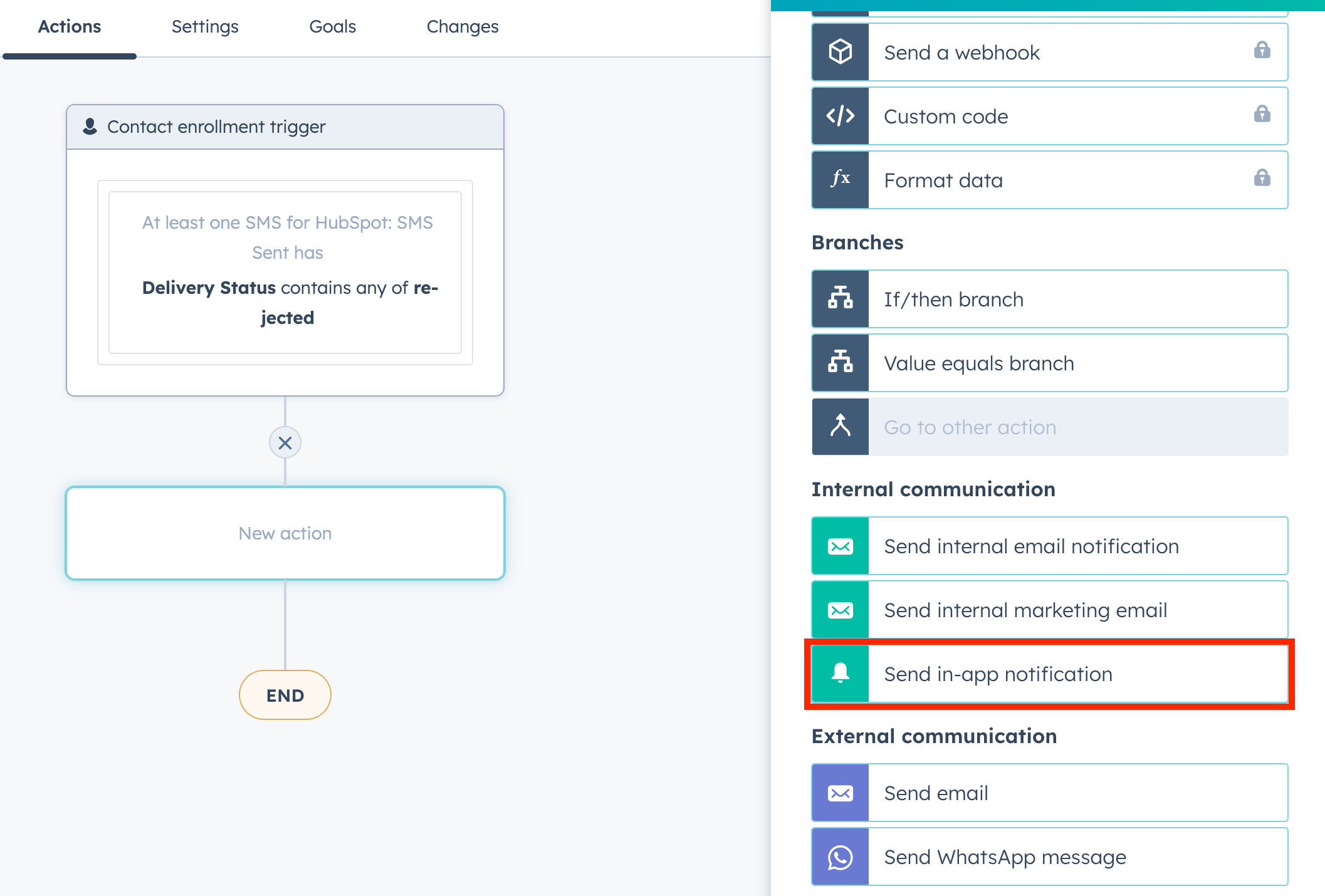 HubSpot Triggering inapp notifications based on message delivery status Sinch MessageMedia