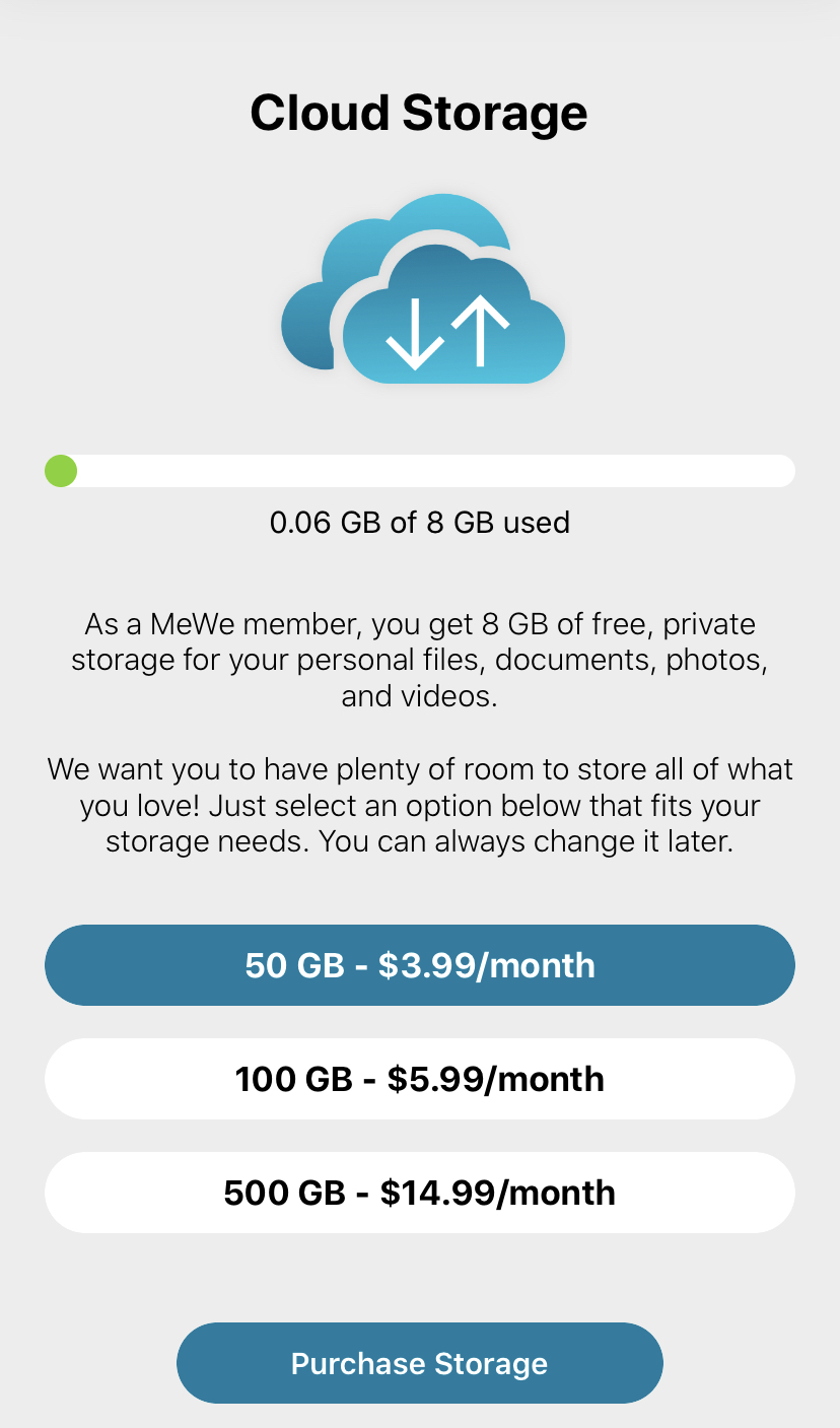 Extra Cloud Storage Help Center