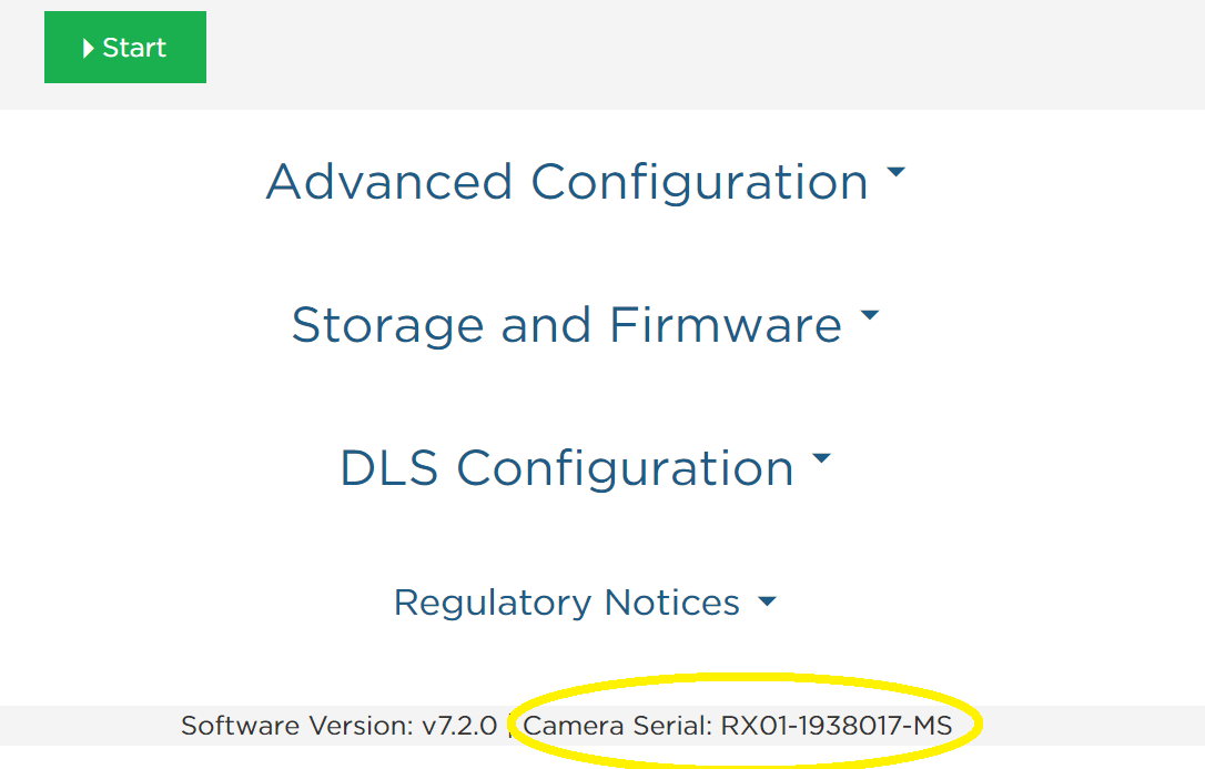 How to find the camera serial number – MicaSense Knowledge Base