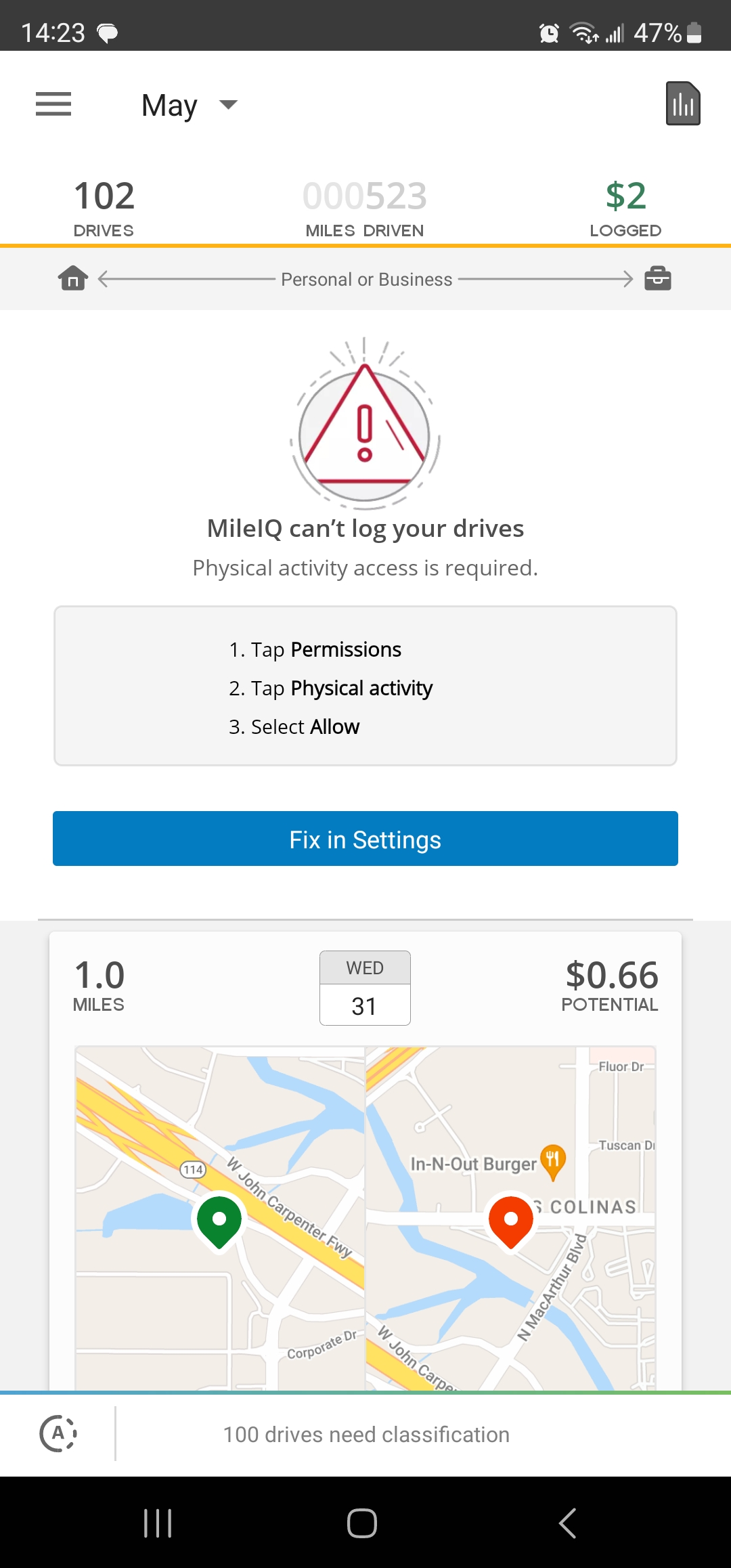 How to use your phone's motion data/physical activity in determining a