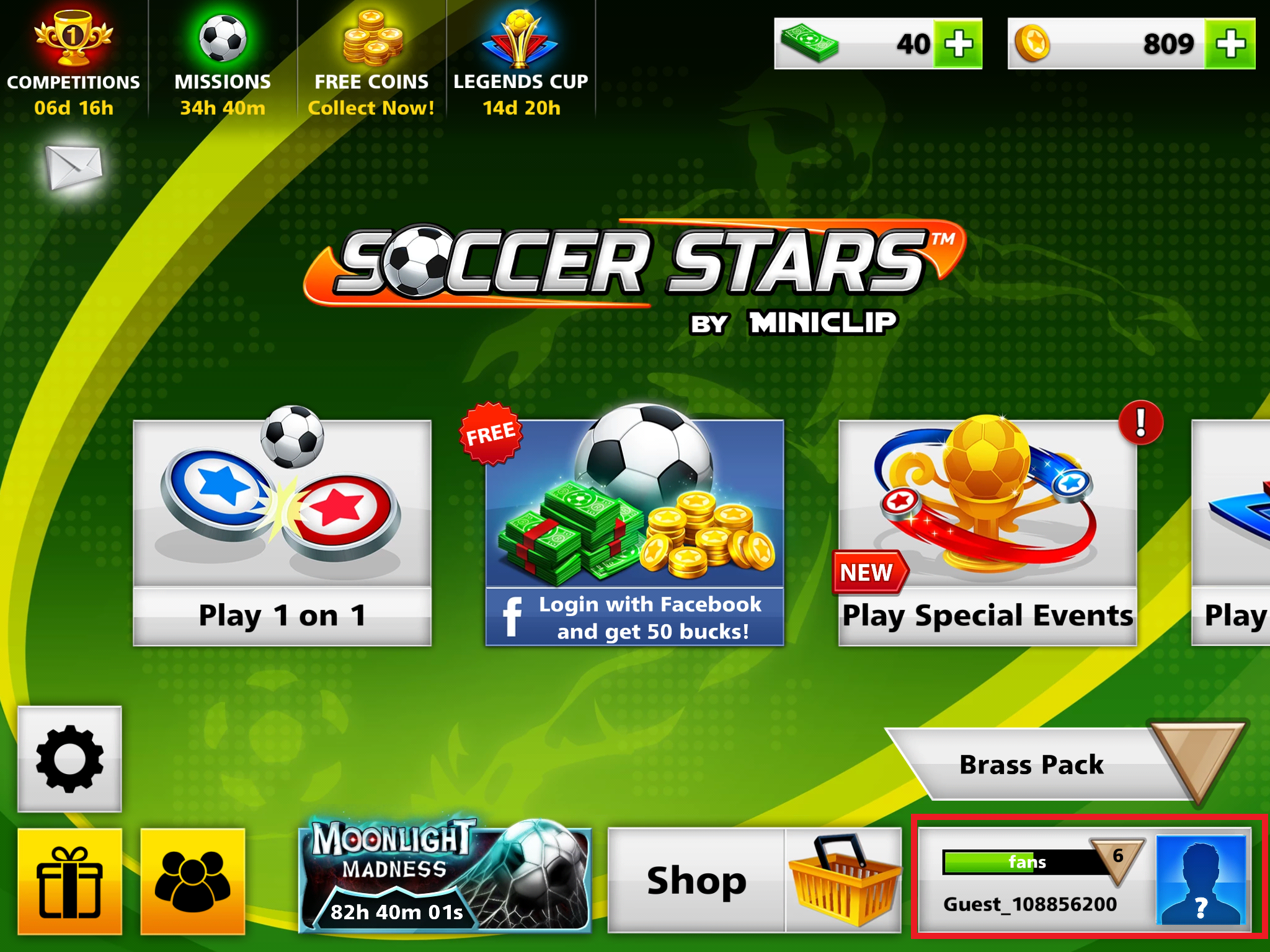 Find your User ID in Soccer Stars Miniclip Player Experience