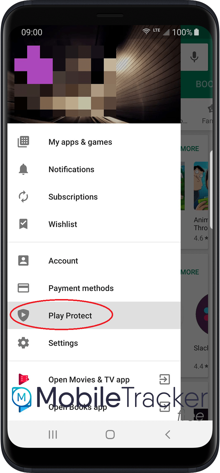 How to disable "Google Play Protect"? Mobile Tracker Free