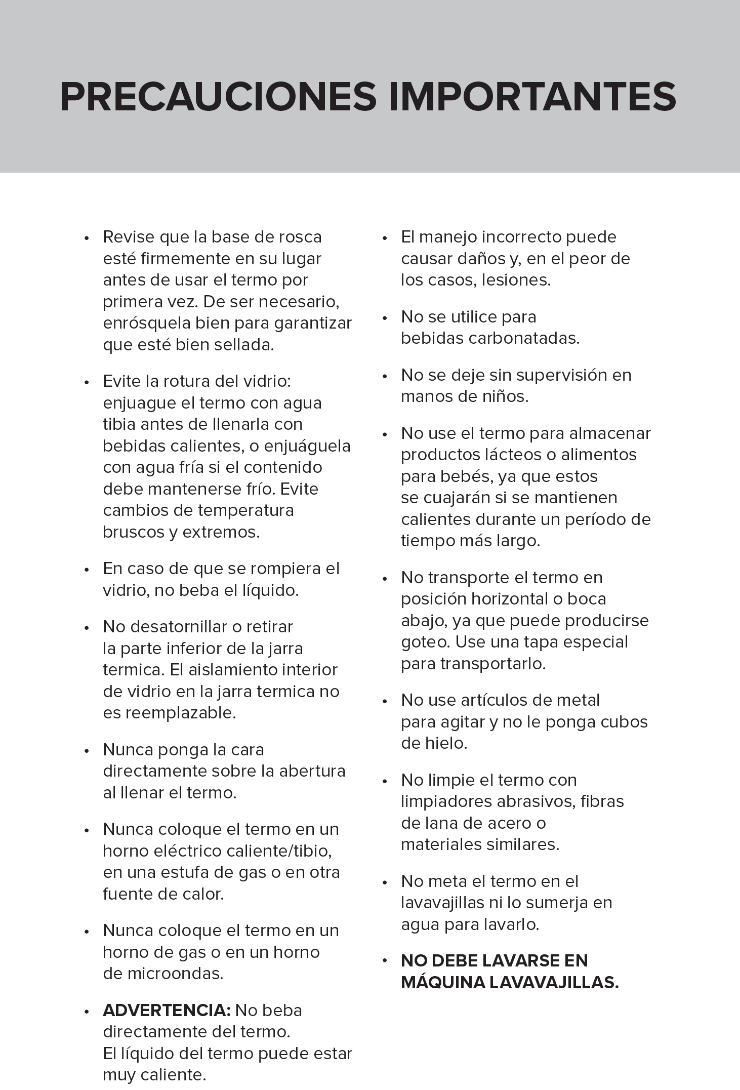 GlassLined Thermal Carafe Spanish Moccamaster USA