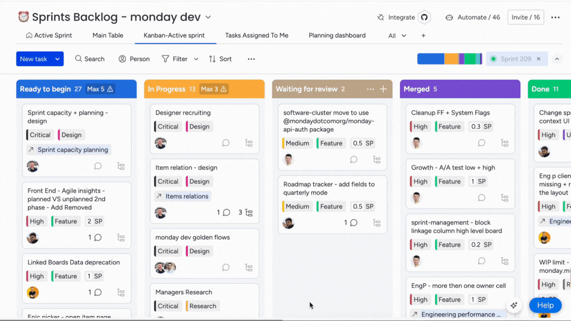 The Kanban View – Support