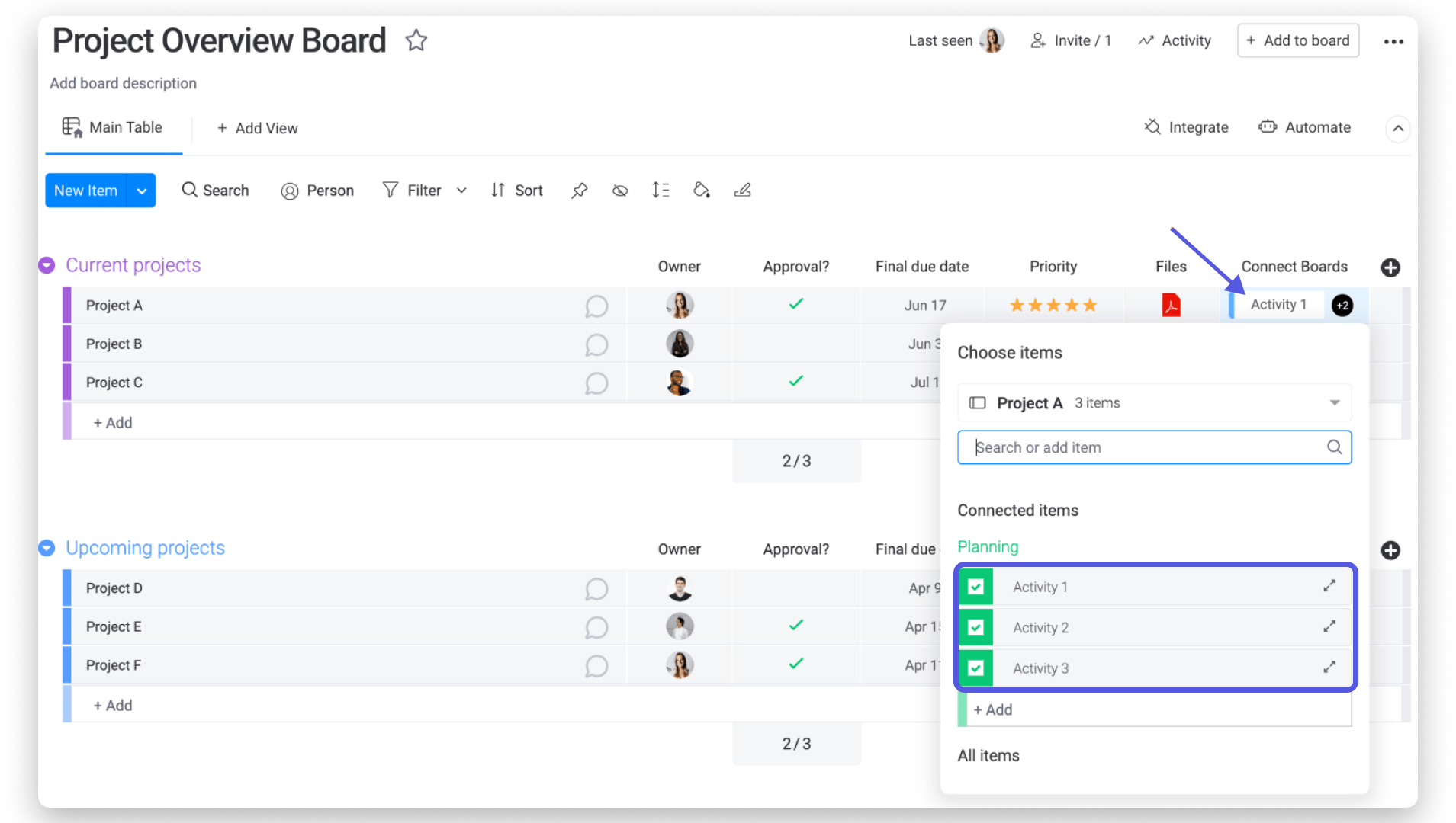 The Connect Boards Column Support