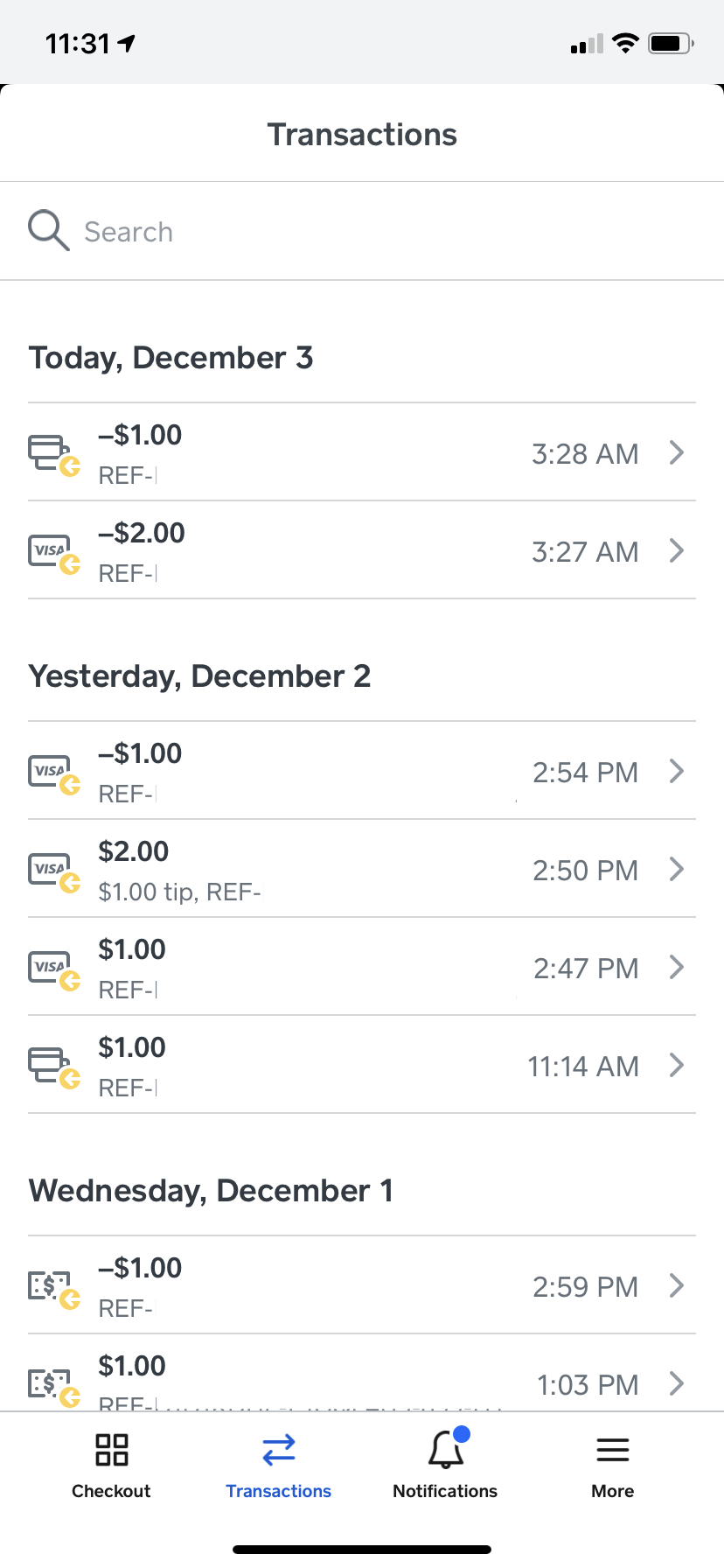 How can I view my Square transactions? Moverbase Support
